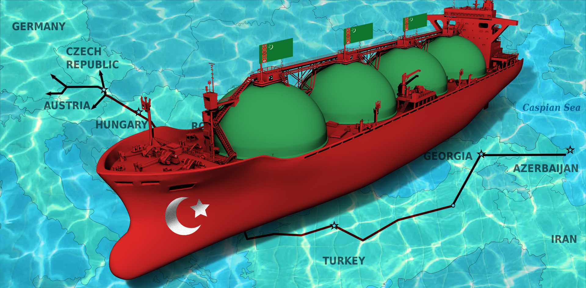 В обход России: как Турция намерена поставлять в Европу среднеазиатский газ