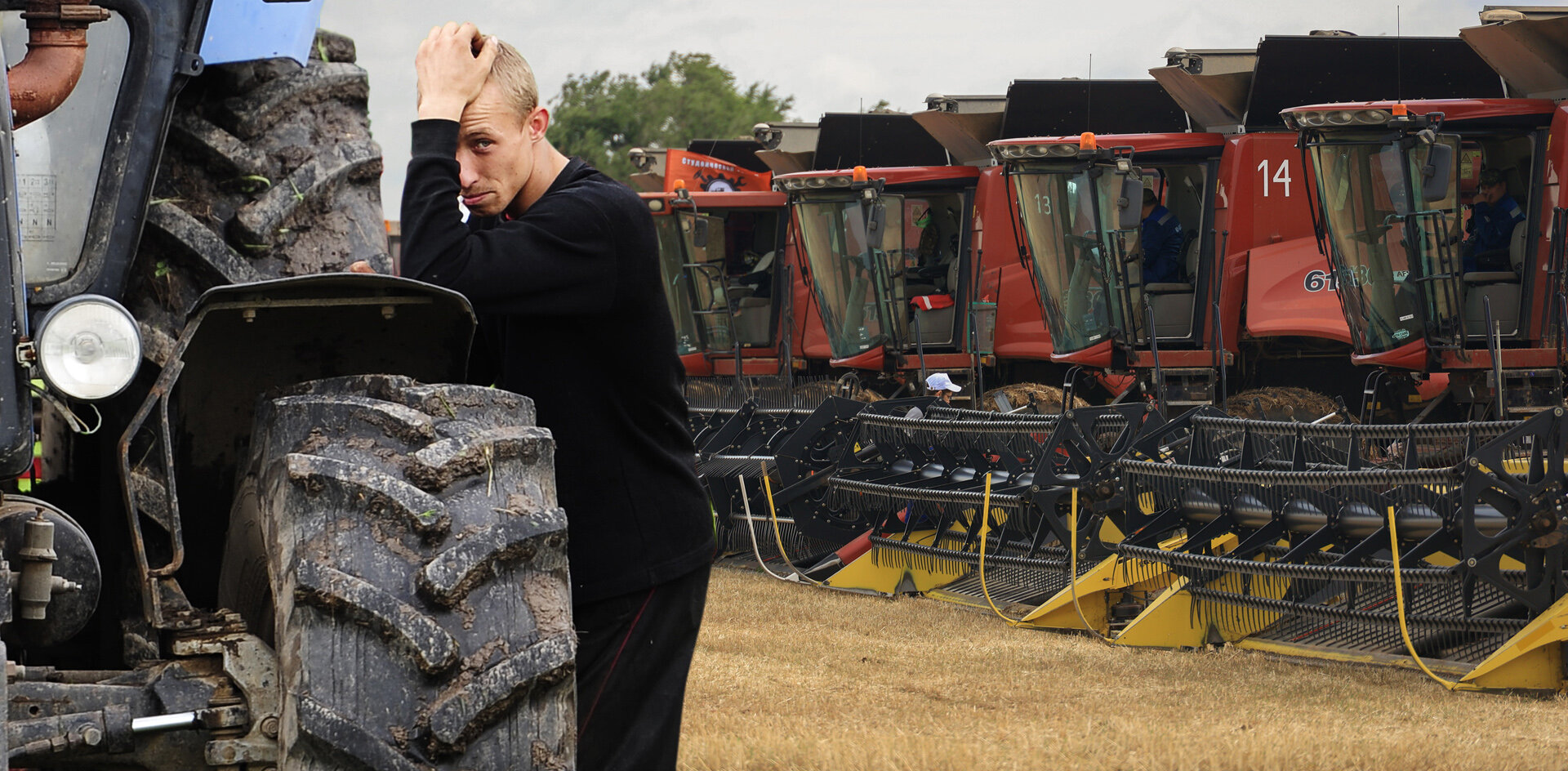 Фермеры готовы штурмовать сетевые АЗС на комбайнах и тракторах