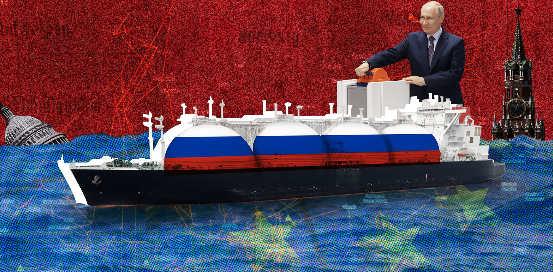 Россия пытается отвоевать газовый рынок Европы на танкерах