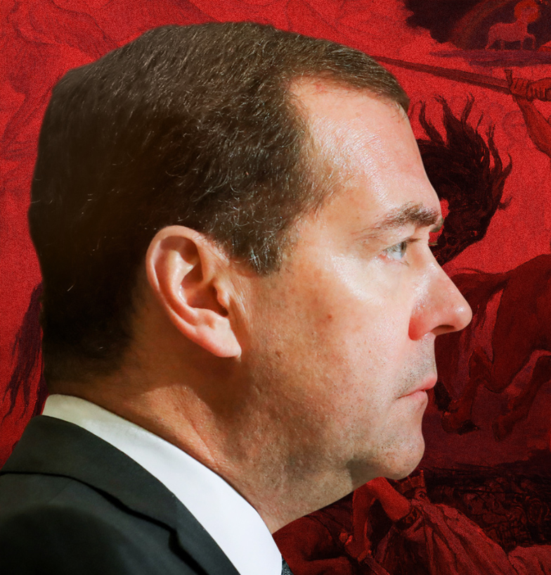 Угрозы и ругательства прокладывают Медведеву путь на властный олимп