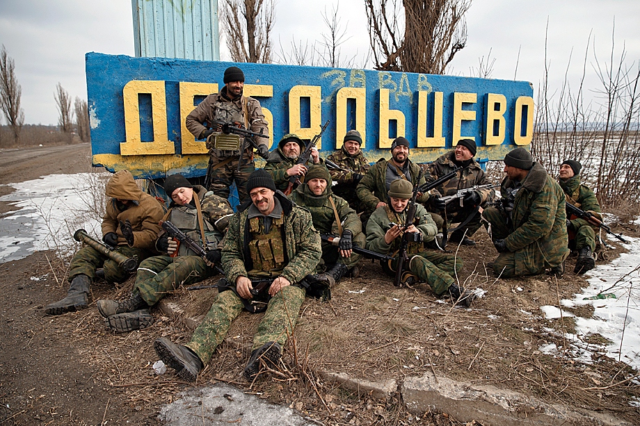 Дебальцево после отхода украинских военных