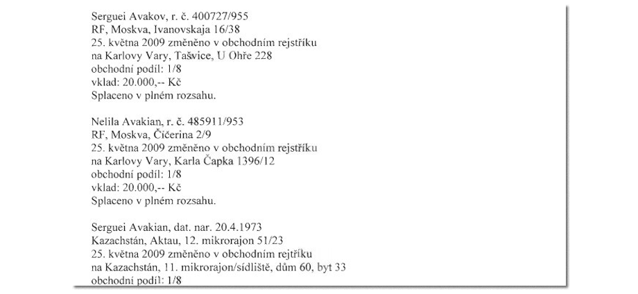 Нелила Авакян прописана по адресу, где ведёт бизнес бывший чиновник Минздрава РФ.