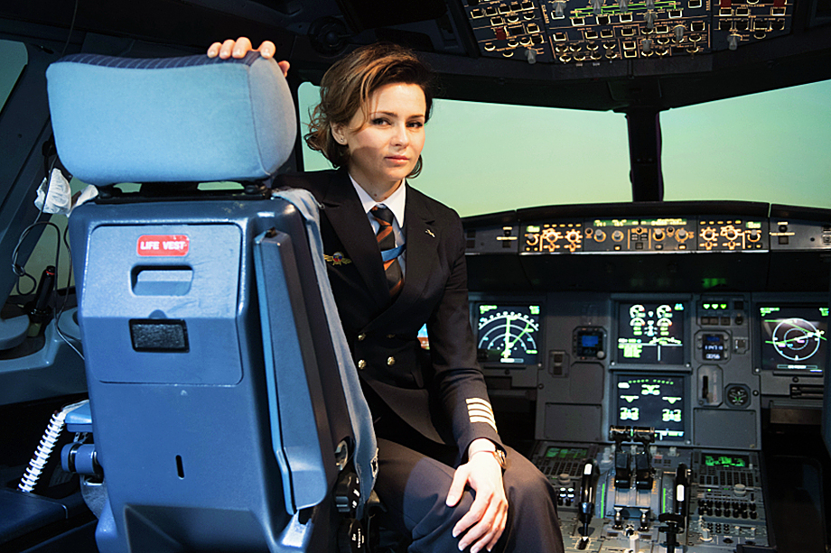Командир воздушного судна Airbus A320 Мария Уваровская