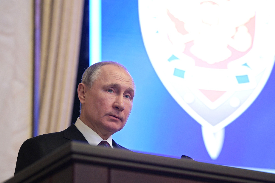 Владимир Путин на заседании коллегии ФСБ в 2020 году отметил позитивную тенденцию в борьбе с терроризмом.