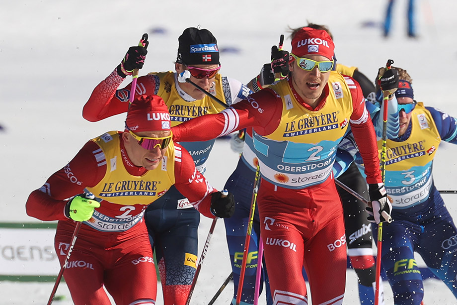 Спортсмены из России уступили победителям – сборной Норвегии – 2,09 секунды.