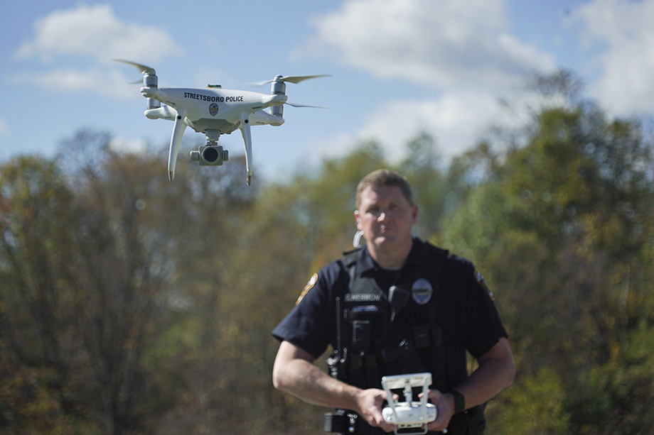 Наибольшее количество дронов для наблюдения приобрёл департамент полиции кампуса университета штата Северо-Западная Флорида.