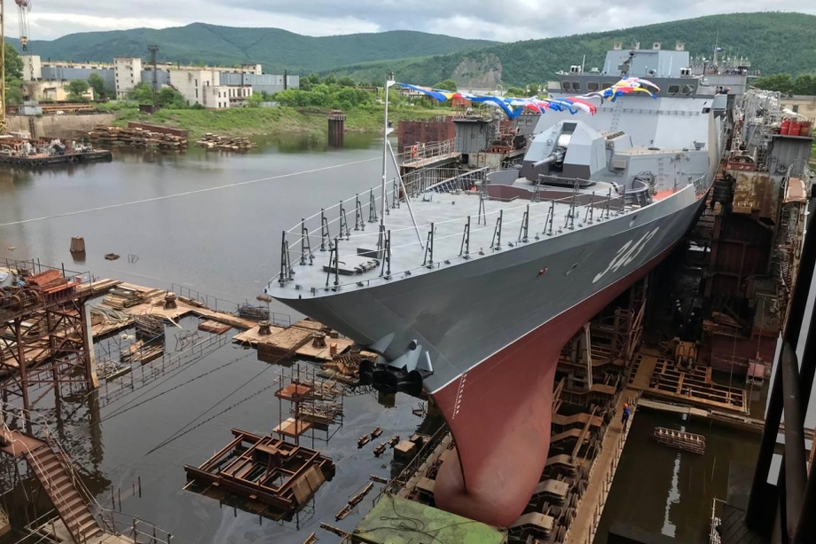 Корабль для патрулирования прибрежных российских границ строился пять лет.