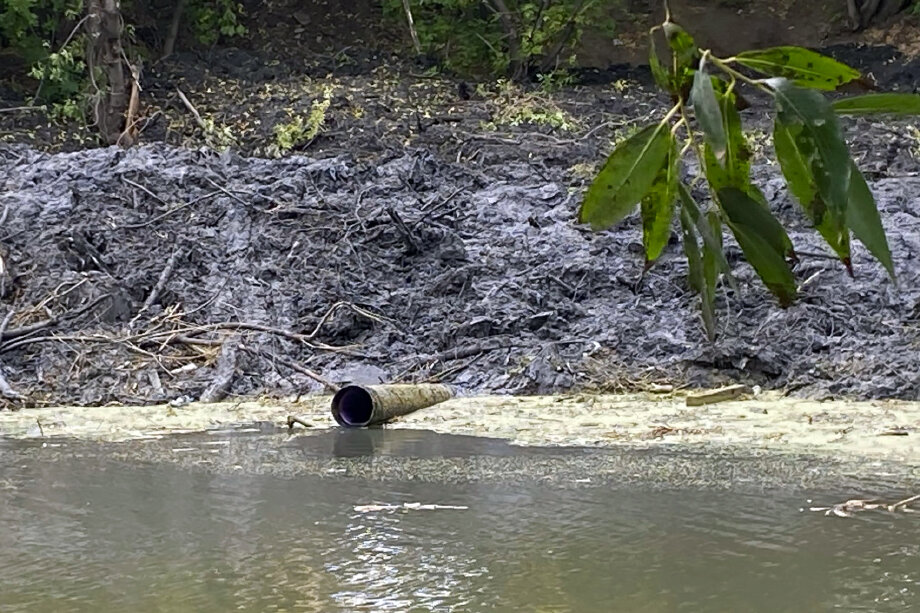 Специалисты возьмут пробы воды, чтобы установить наличие в ней загрязняющих веществ.