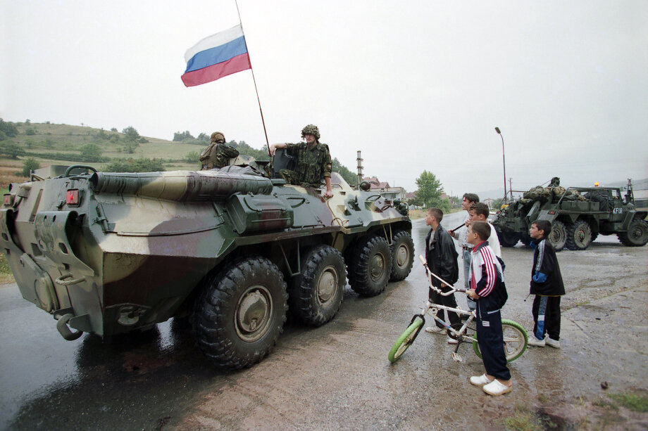 13 июля 1999 года. Российские миротворцы в Косово.