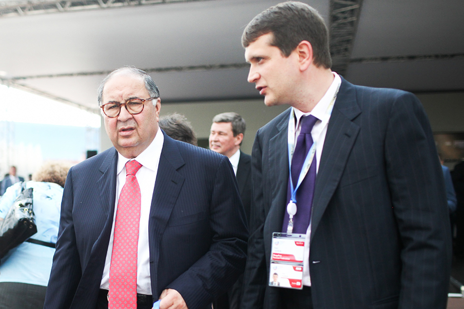 Официальное сотрудничество Ивана Таврина (справа) с олигархом Алишером Усмановым (слева) стартовало в 2009 году.