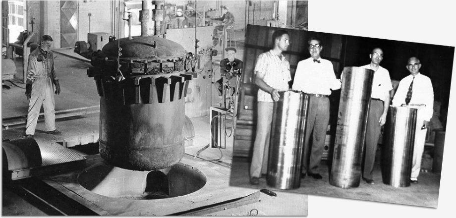 1952 год. На предприятии TIMET отлиты первые в мире титановые чушки.