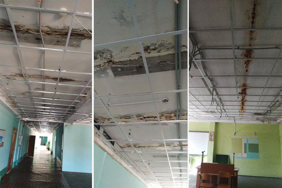 Результаты ремонта школы по контракту, превышающему 9 млн рублей.