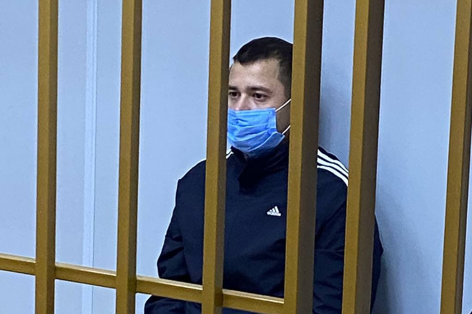 Игорь Фролов на заседании по избранию ему меры пресечения.