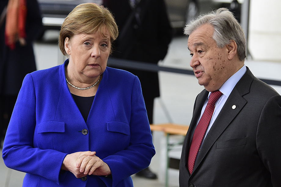 В настоящее время Меркель не дала ответ на предложение о работе в ООН.