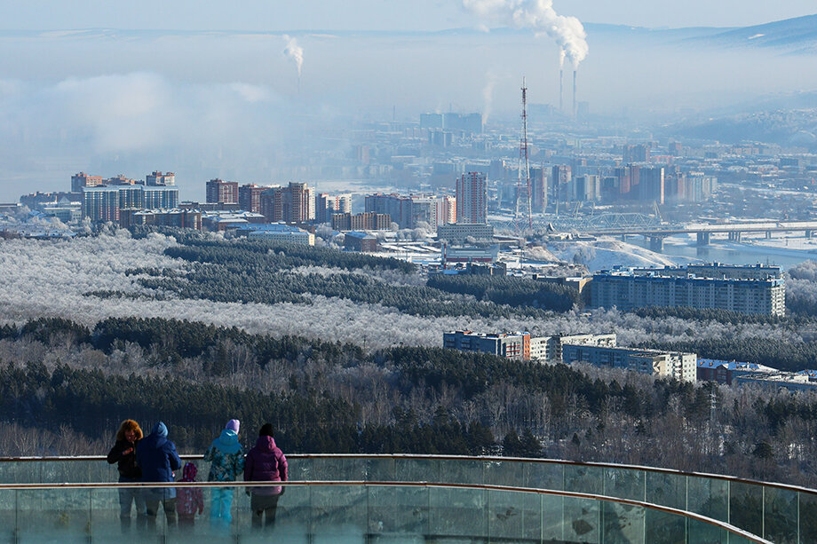 Красноярск несколько раз получал статус самого грязного города мира по состоянию атмосферы.
