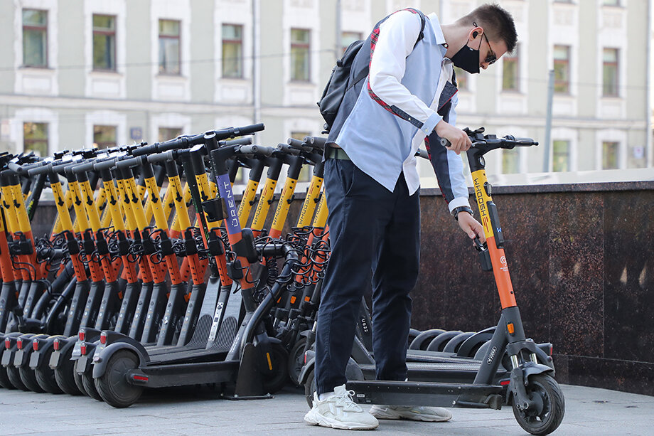 Крупный российский сервис Whoosh разместил электросамокаты в 35 точках Центрального округа Омска.