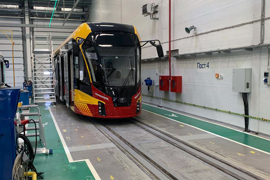Всего в рамках соглашения будет поставлено 11 односекционных низкопольных трамваев модели 71-911ЕМ «Львёнок».