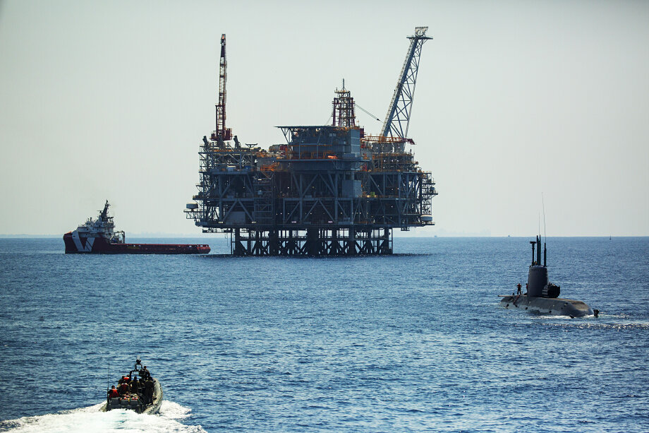 Газовый запас месторождения «Левиафан» приближается к 450 млрд кубометров.