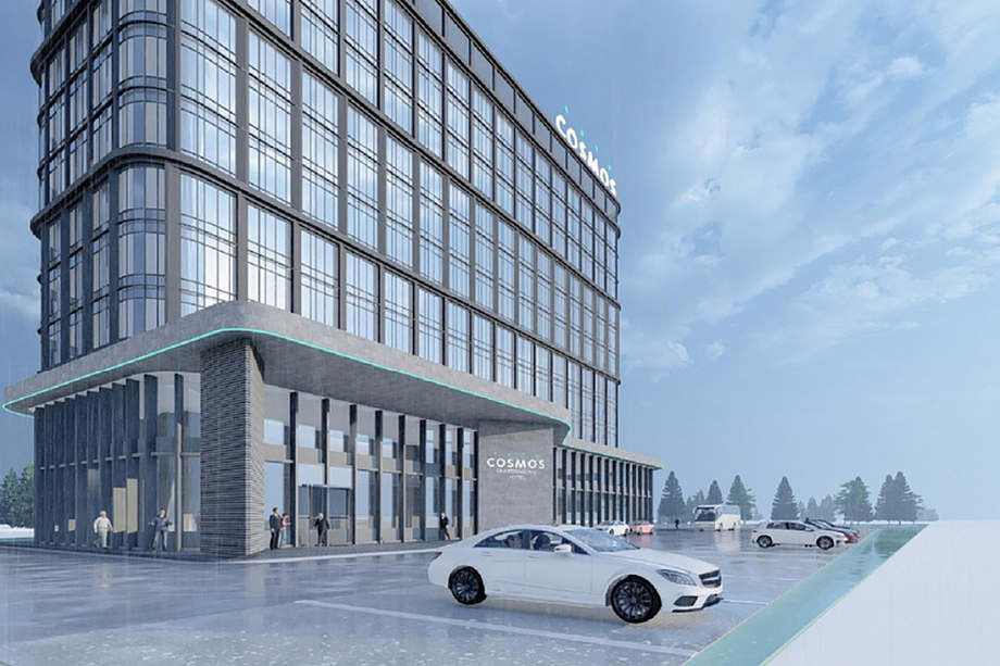 Завершить строительство 11-этажного отеля планируется в 2023 году.