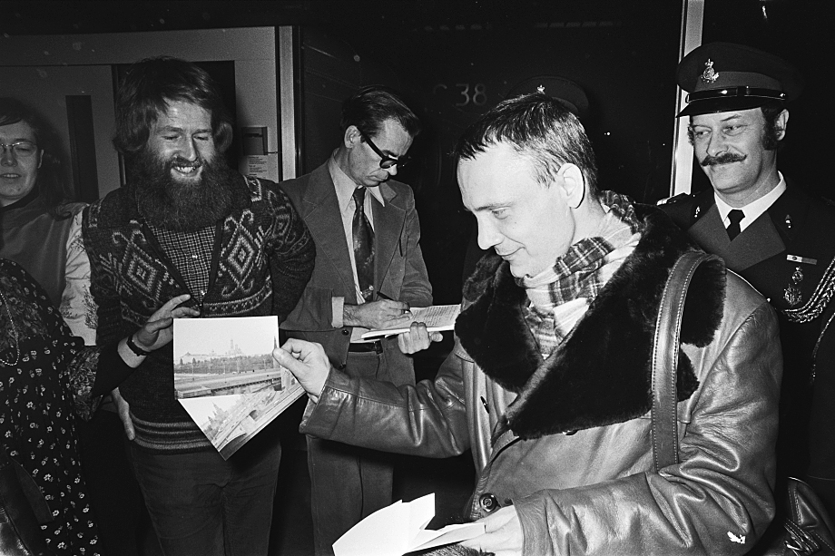 15 января 1977 года. Приезд Буковского в Схипхол, Северная Голландия.