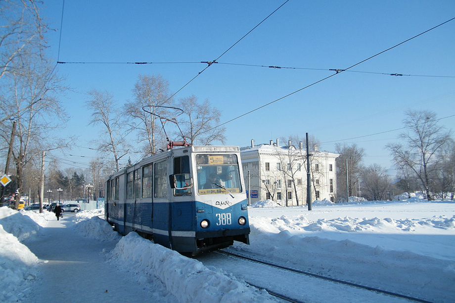 Трамвайный парк в Хабаровске изношен, некоторые машины эксплуатируются более 30 лет.