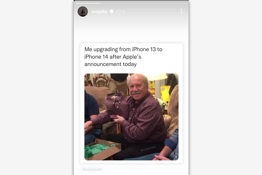 Скриншот: страница Eve Jobs в Instagram (Деятельность Meta (соцсети Facebook и Instagram) запрещена в России)