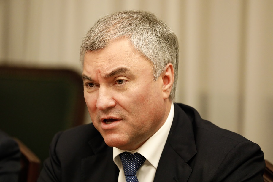 Вячеслав Володин: «Методы ядерного террора не меняются: какими были у Усамы бен Ладена, такими остались и у Зеленского»