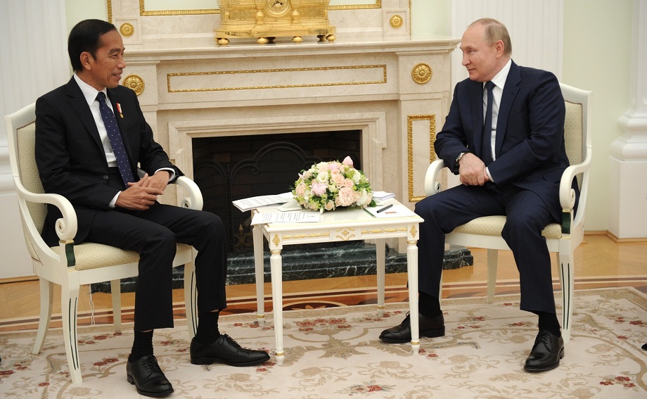 Джоко Видодо (на фото слева) и Владимир Путин (на фото справа) во время встречи в Кремле в июне этого года