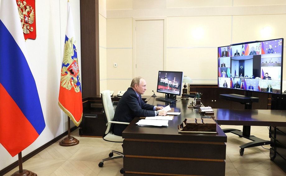Владимир Путин на заседании Российского организационного комитета «Победа»