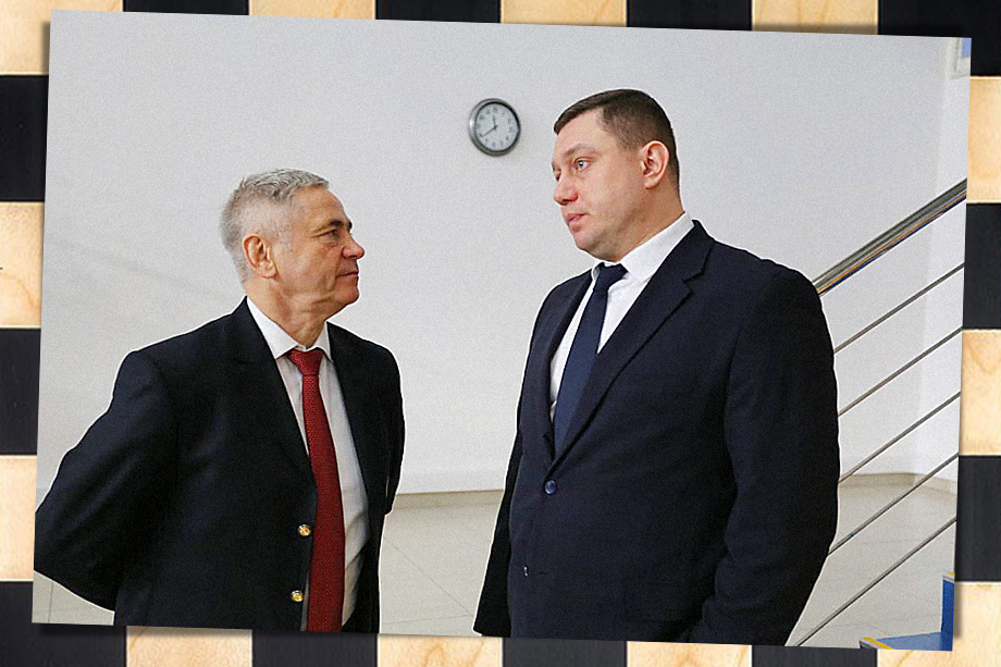 Антон Журавлёв (справа) работал помощником президента ФИДЕ.