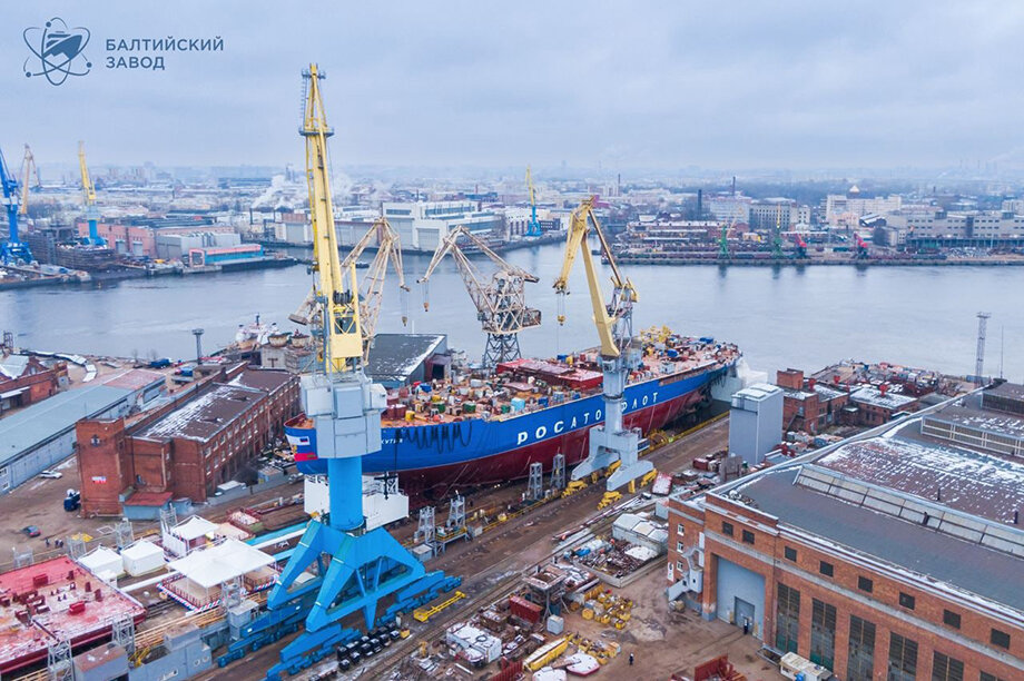Ледокол «Якутия» был заложен на Балтийском заводе 20 мая 2020 года