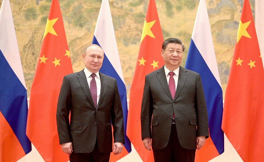 Владимир Путин с Председателем КНР Си Цзиньпином