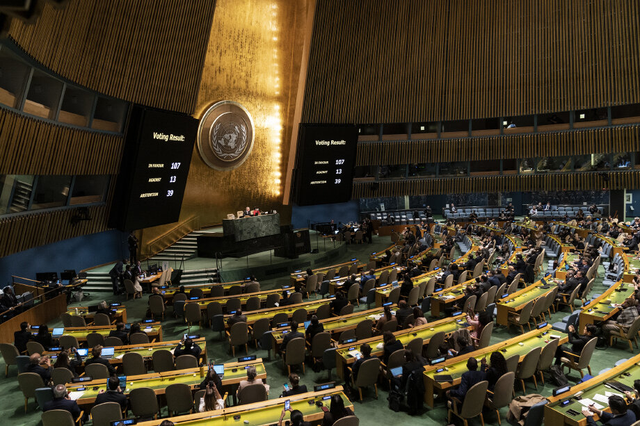 Одиннадцатая чрезвычайная специальная сессия Генеральной ассамблеи ООН по ситуации на Украине.