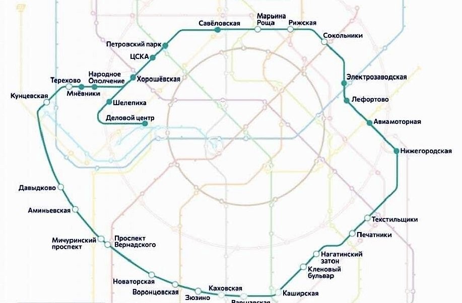 Большое кольцо Московского метрополитена замкнётся в начале следующего года