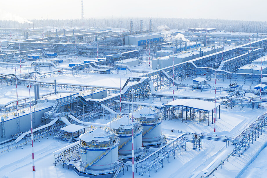 «Газпром» заявил, что в будущем на базе Ковыктинского месторождения могут создать СПГ-производство.