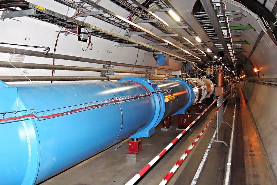 ЦЕРН. Тоннель Большого адронного коллайдера