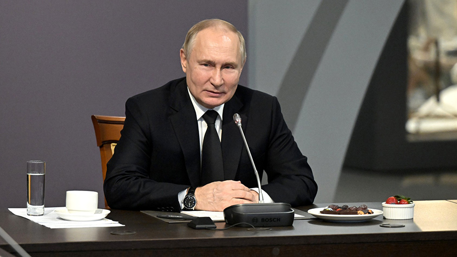 Владимир Путин в Санкт-Петербурге 18 января 2023 года