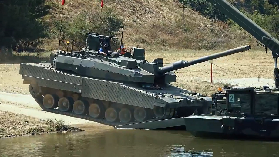 Тестовые испытания турецкого танка Altay