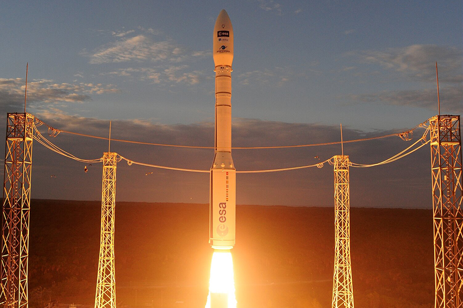 Запуск ракеты Vega C