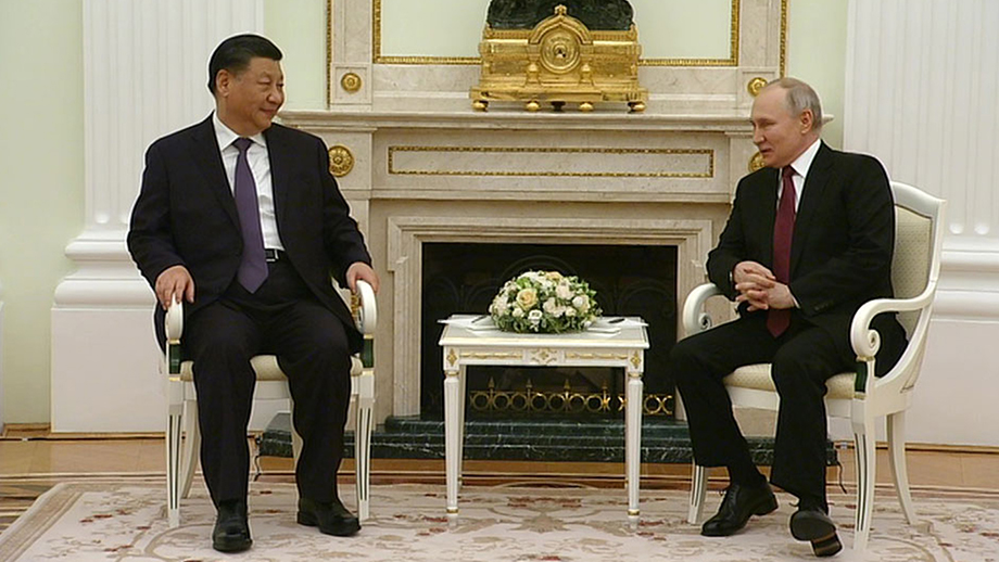 Си Цзиньпин и Владимир Путин встретились в Кремле