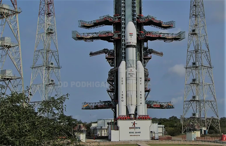 Запуск тяжёлой индийской ракеты-носителя LVM 3-M3 состоялся с космодрома на острове Шрихарикота