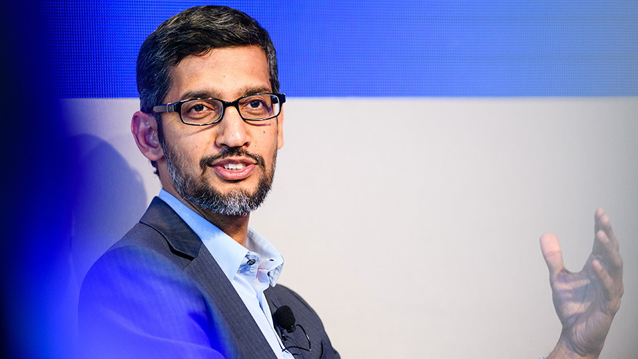Глава американской корпорации Google Сундар Пичаи.