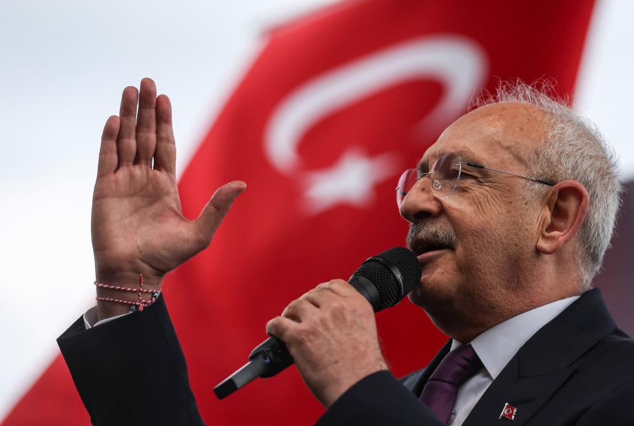 Кемаль Кылычдароглу выступил на предвыборном митинге в Стамбуле.