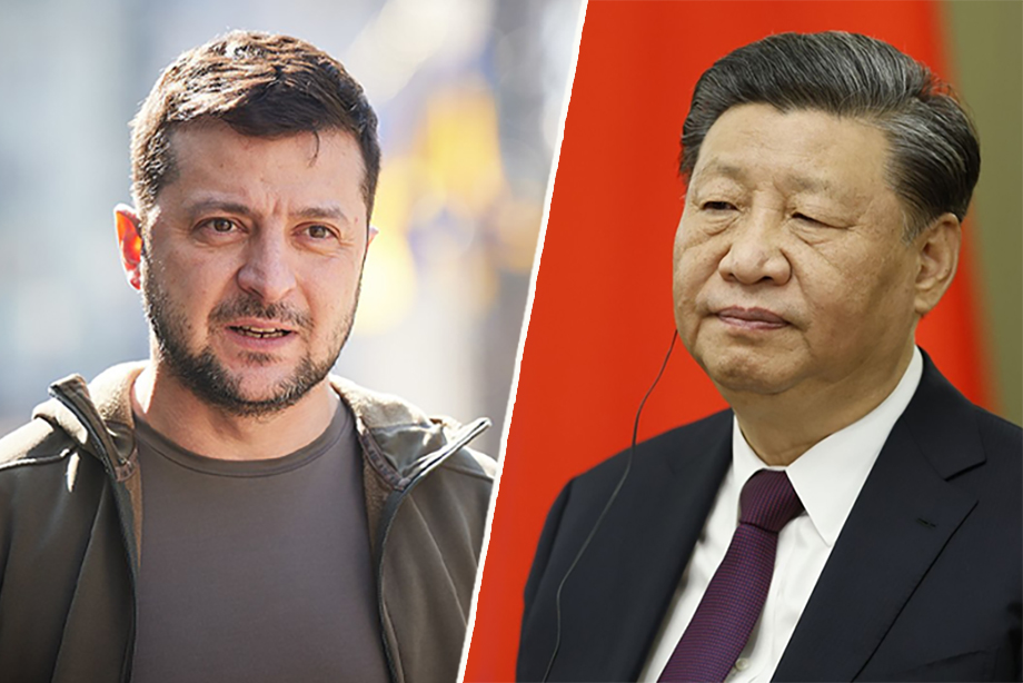 26 апреля председатель КНР Си Цзиньпин и президенту Украины Владимир Зеленский провели телефонный разговор.