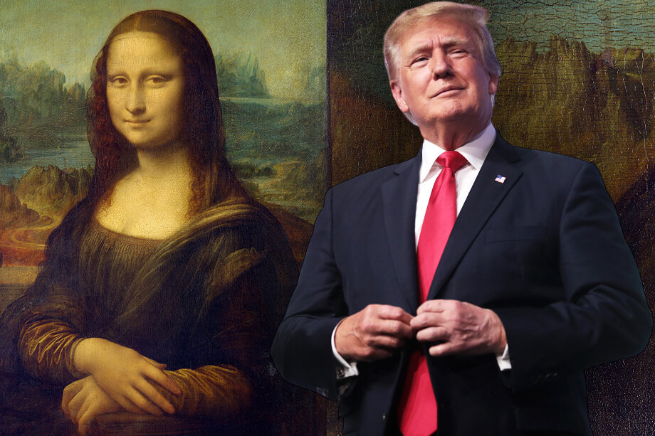 Дональд Трамп сравнил свою популярность с интересом к «Мона Лизе».