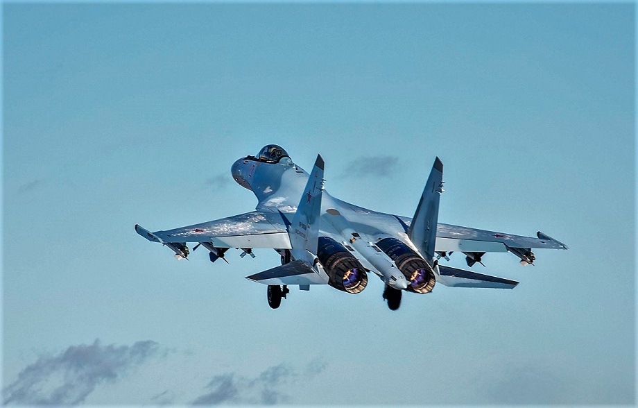 Российский истребитель Су-35С