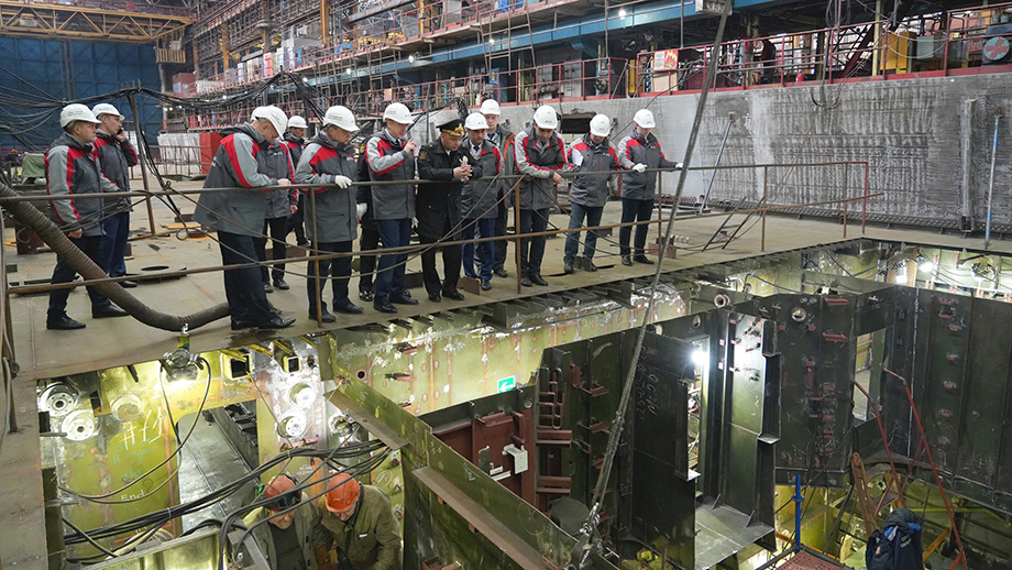 Новый корвет проекта 20385 «Ретивый» для Тихоокеанского флота заложили на Амурском судостроительном заводе