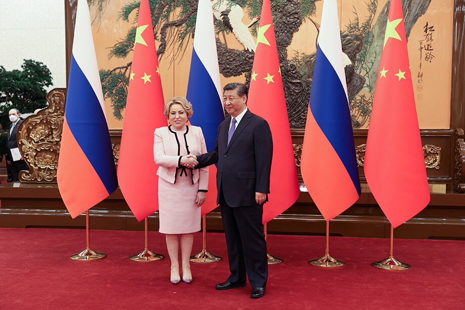 Встреча Валентины Матвиенко с председателем КНР Си Цзиньпином состоялась в рамках официального визита делегации российских законодателей в КНР.