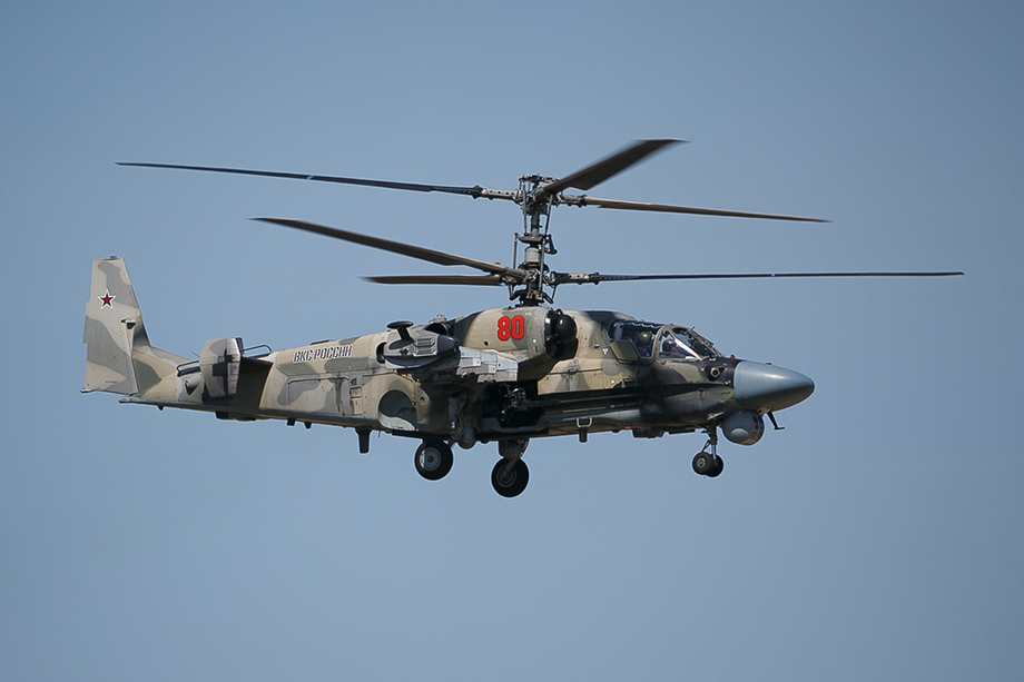 Вертолёт Ка-52 входит в топ-5 авиационной техники, по мнению Кнутова.