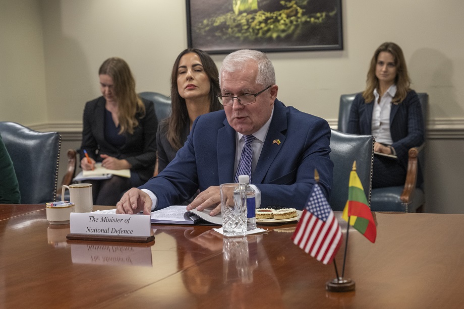 Министр обороны Литвы Арвидас Анушаускас